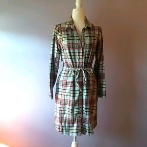 Flannel Shirt Dress| L.L. Bean | Small